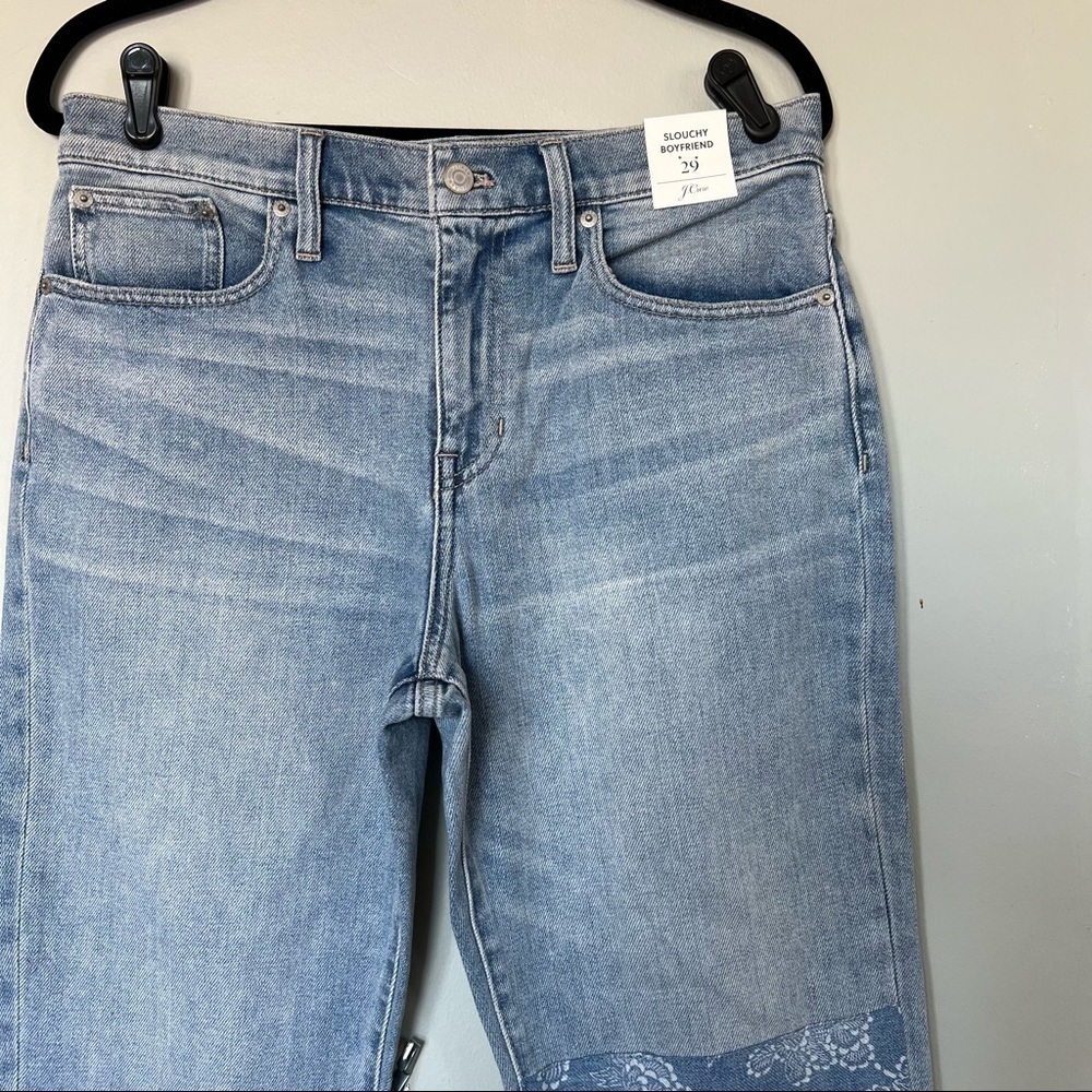 J.Crew Slouchy Boyfriend Denim Jeans in Norwich Wash Size 29 Regular - Picture 5 of 15